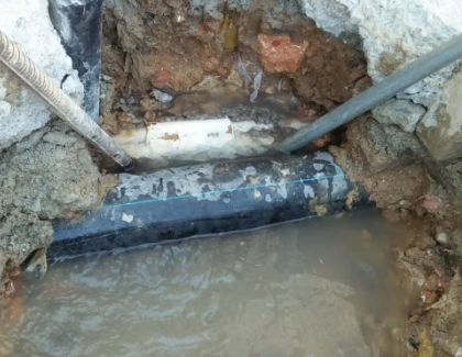 沙依巴克测漏水之水管漏水